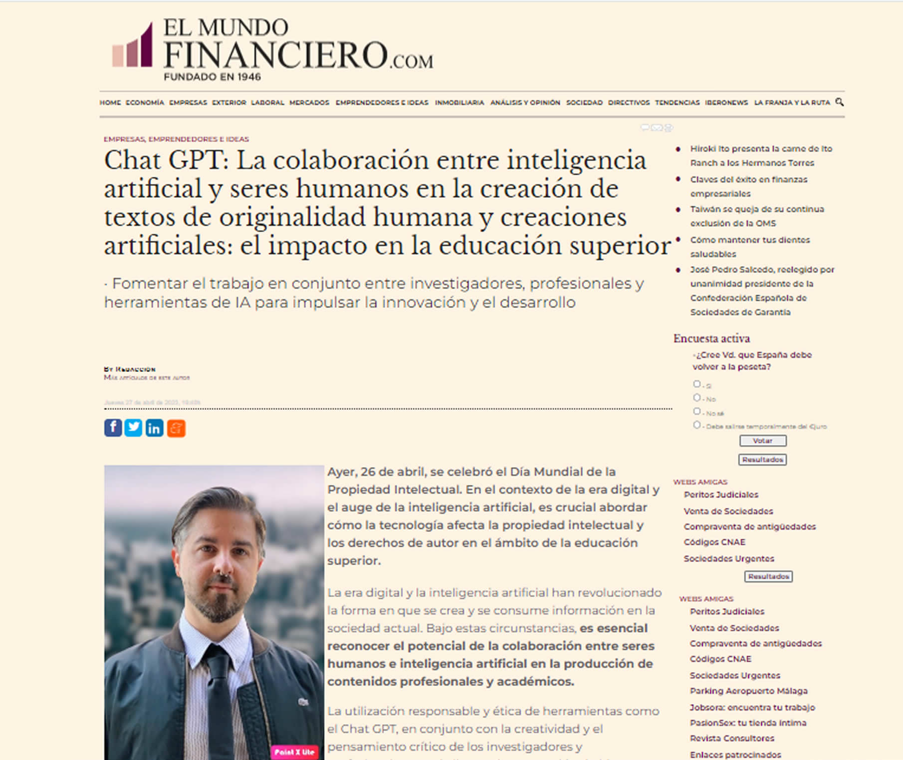 El mundo financiero